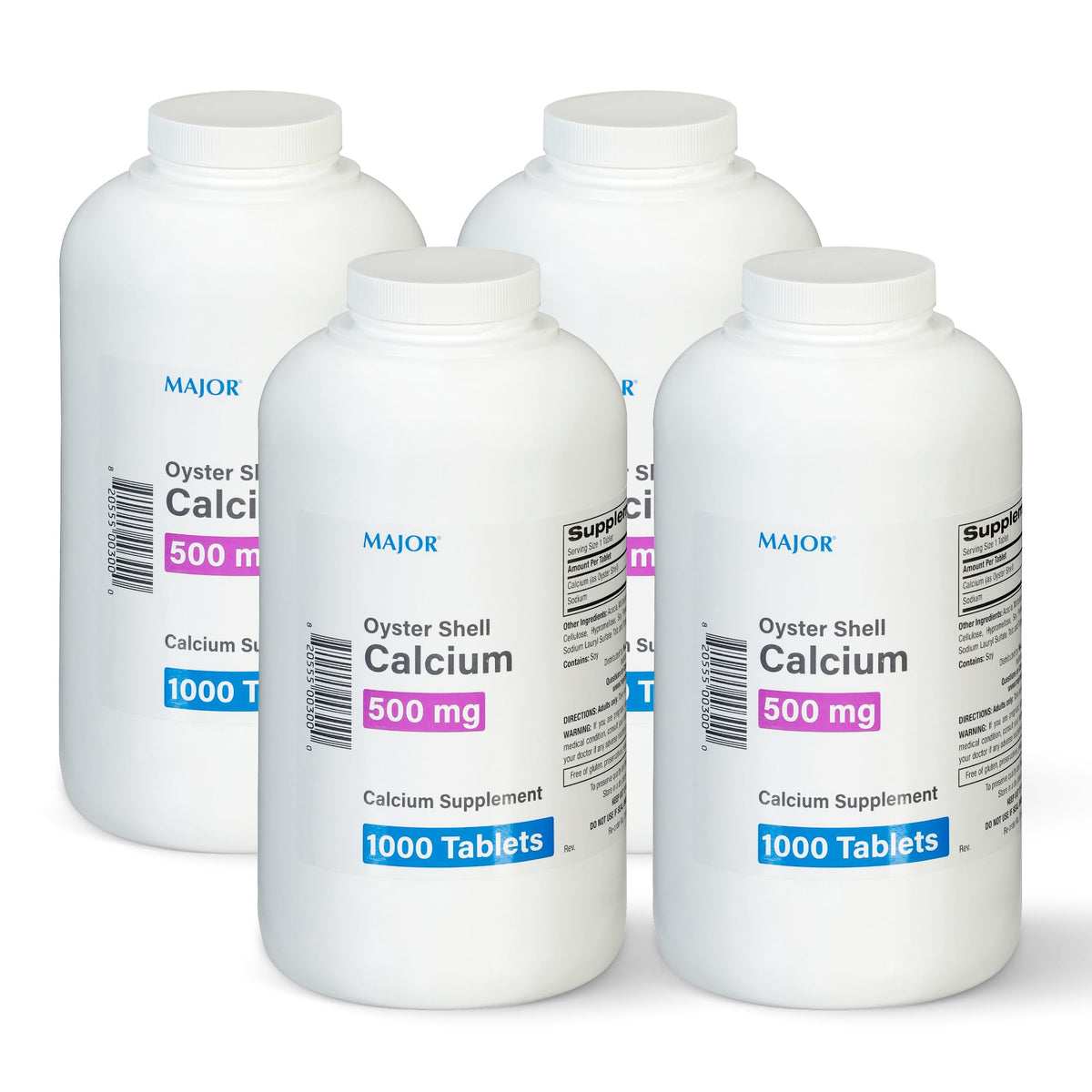 MAJOR Oyster Shell Calcium tablets bottle for daily bone support