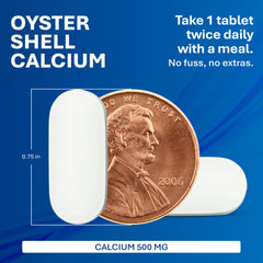 MAJOR calcium bottle label highlights gluten-free formula
