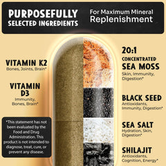 Maju Superfoods D3 & K2 vitamin bottle highlighting essential vitamins.