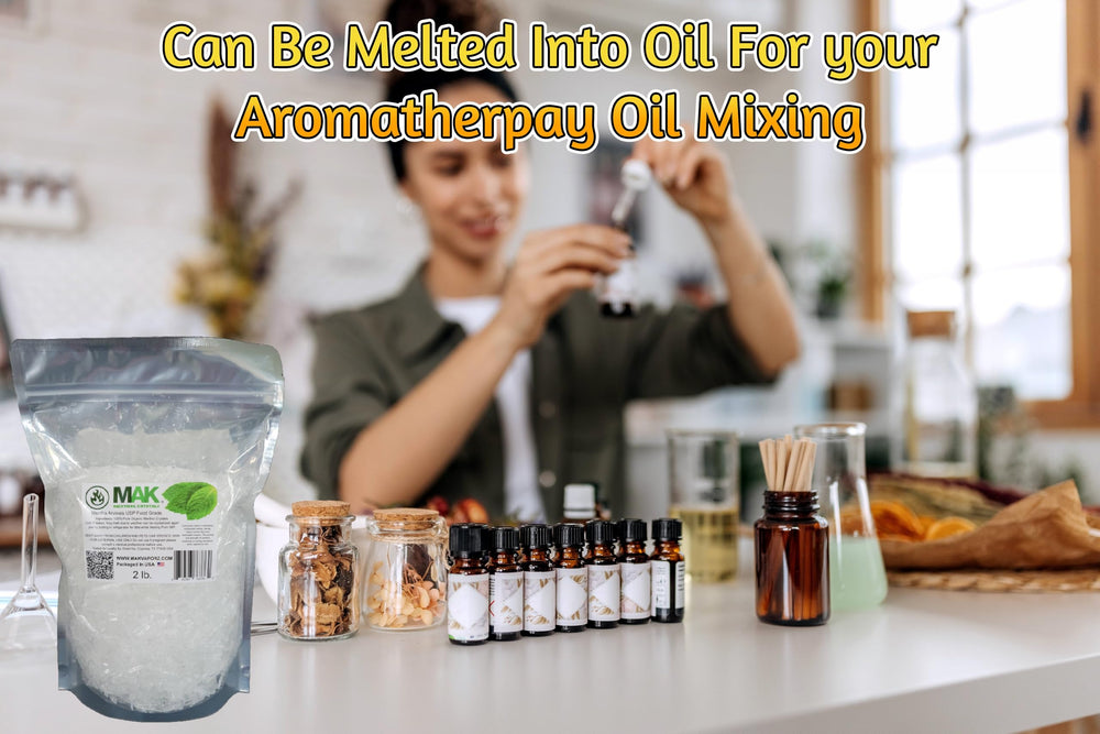 MAK Menthol Crystals blended with essential oils for scents