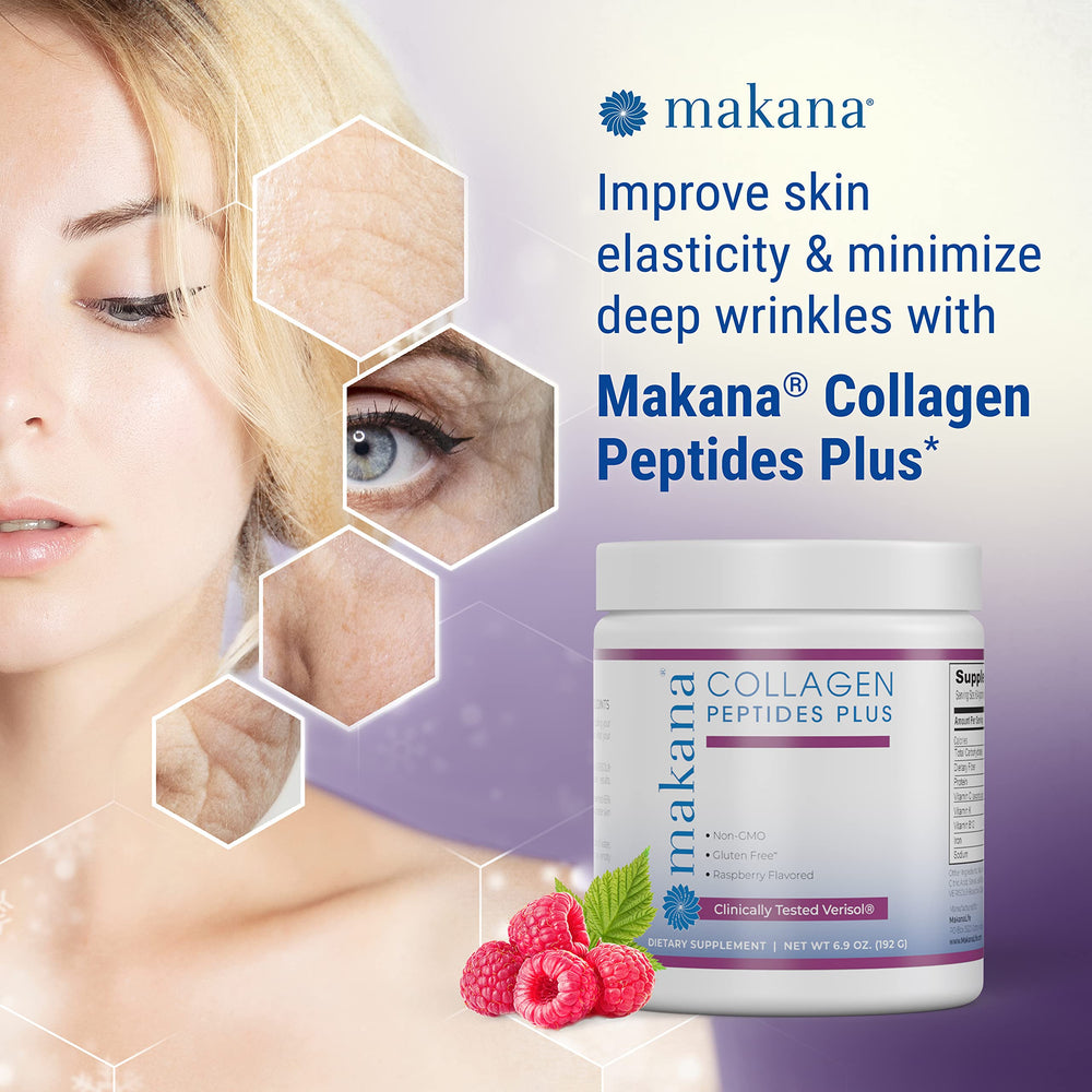 Verisol label on Makana Collagen Peptides Plus bottle