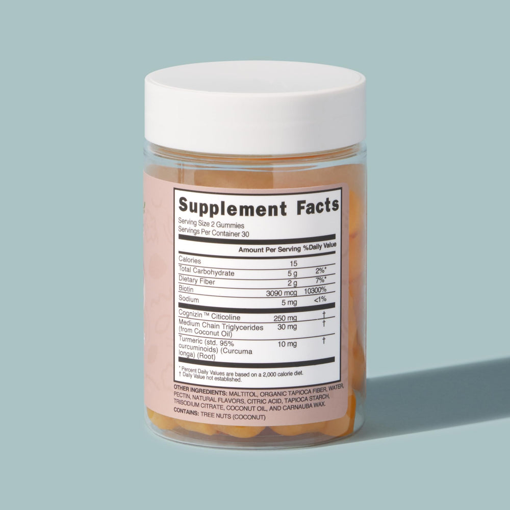 MAKE TIME Hair, Skin & Nails support with plant-based, sugar-free formula.