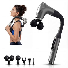 Makecatch long-handle back massage gun reaches hard-to-reach muscles