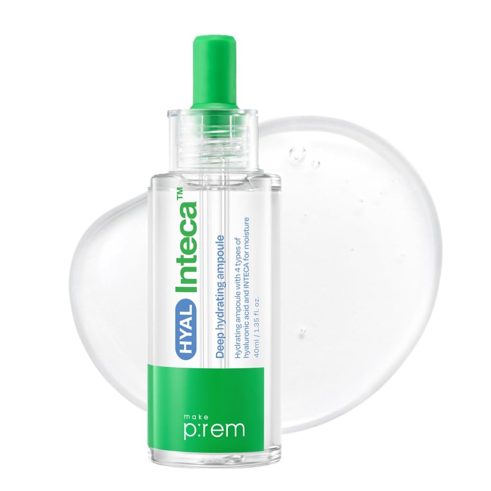 MAKE P:REM Hyal Inteca bottle promotes deep, long-lasting moisture for all skin types