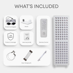 Makiuri Venus 120-LED panel therapy modes featuring red and near infrared options