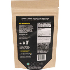 Malama Mushrooms 8-Mushroom Hot Cacao Mix scoop ready to mix