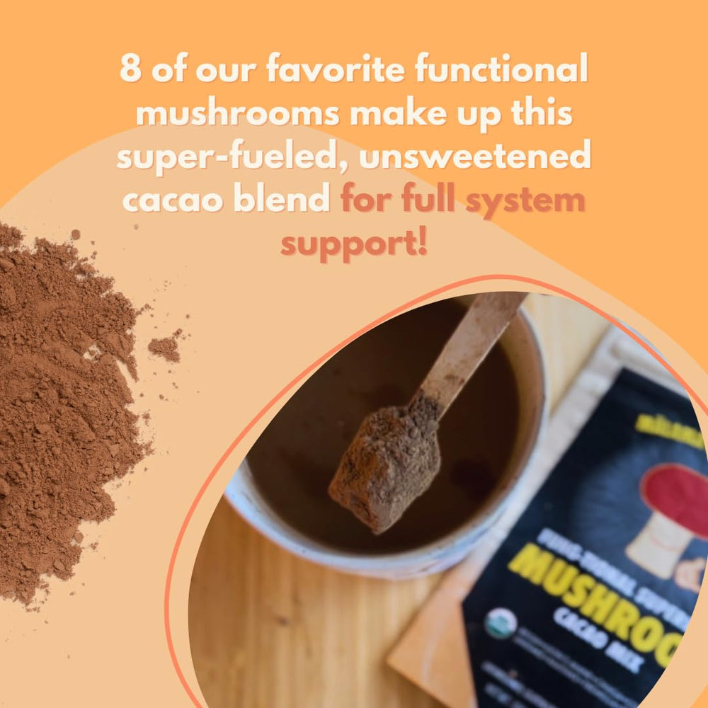 Malama Mushrooms hot cacao smoothie bowl ready-to-eat breakfast option
