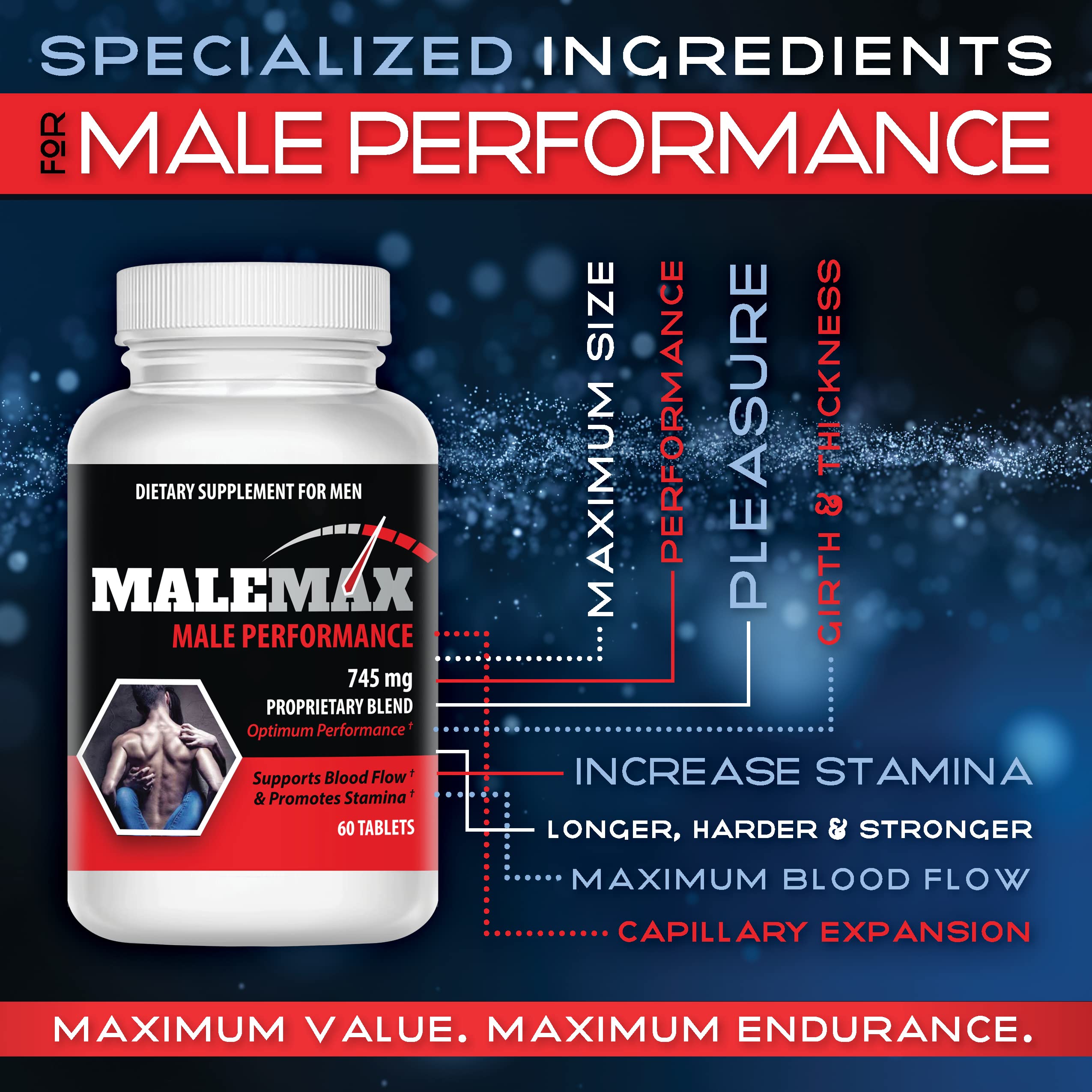 MaleMax lifestyle scene suggesting improved stamina and confidence