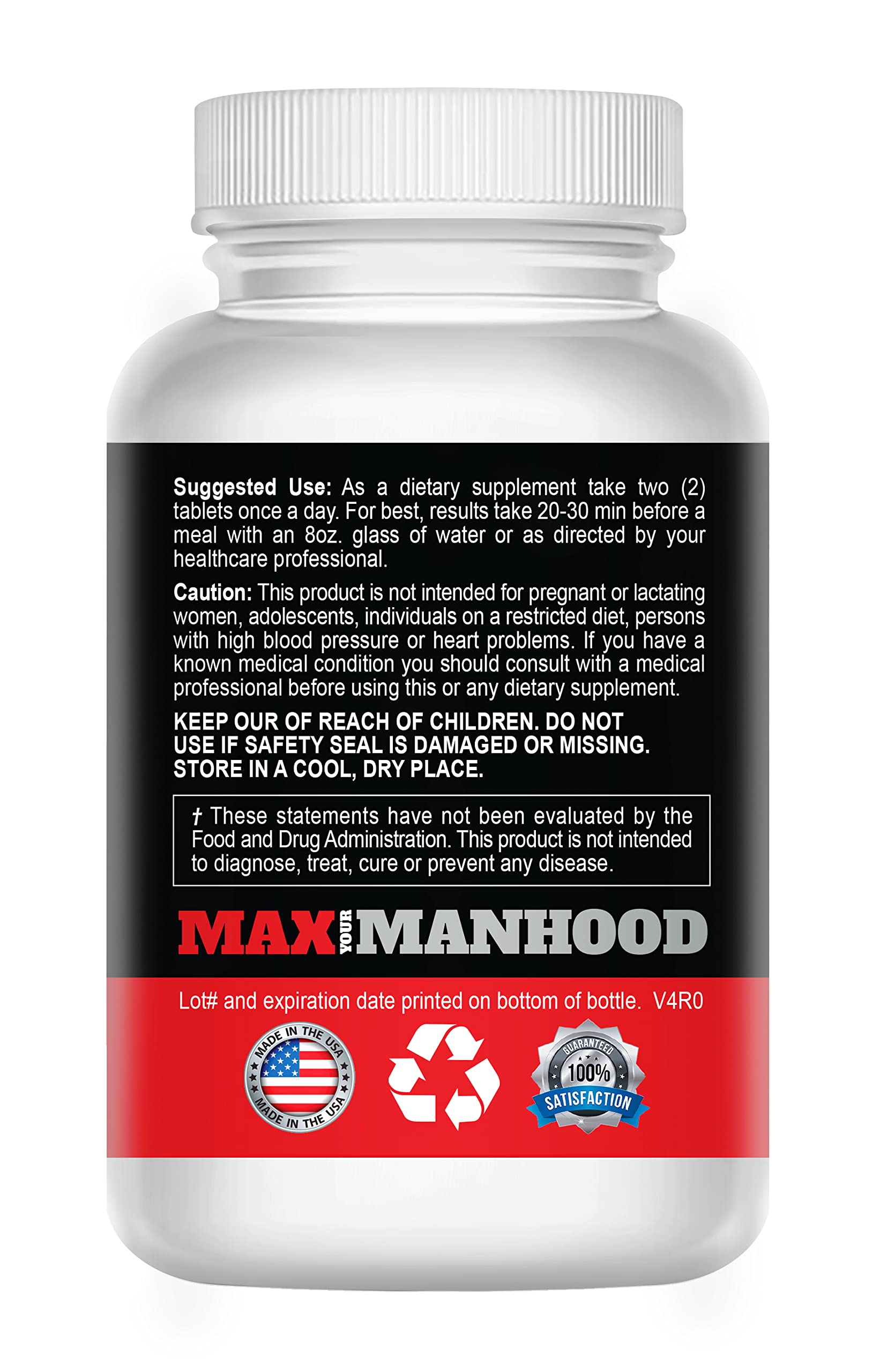 MaleMax pills tablets in blister pack for easy daily dosing
