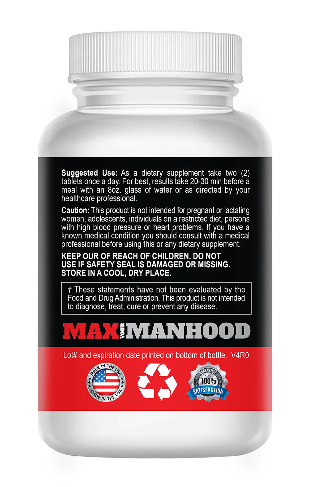 MaleMax pills tablets in blister pack for easy daily dosing