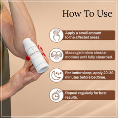Mama Bear Oasis roll-on nerve support menthol glide delivers cooling soothing touch