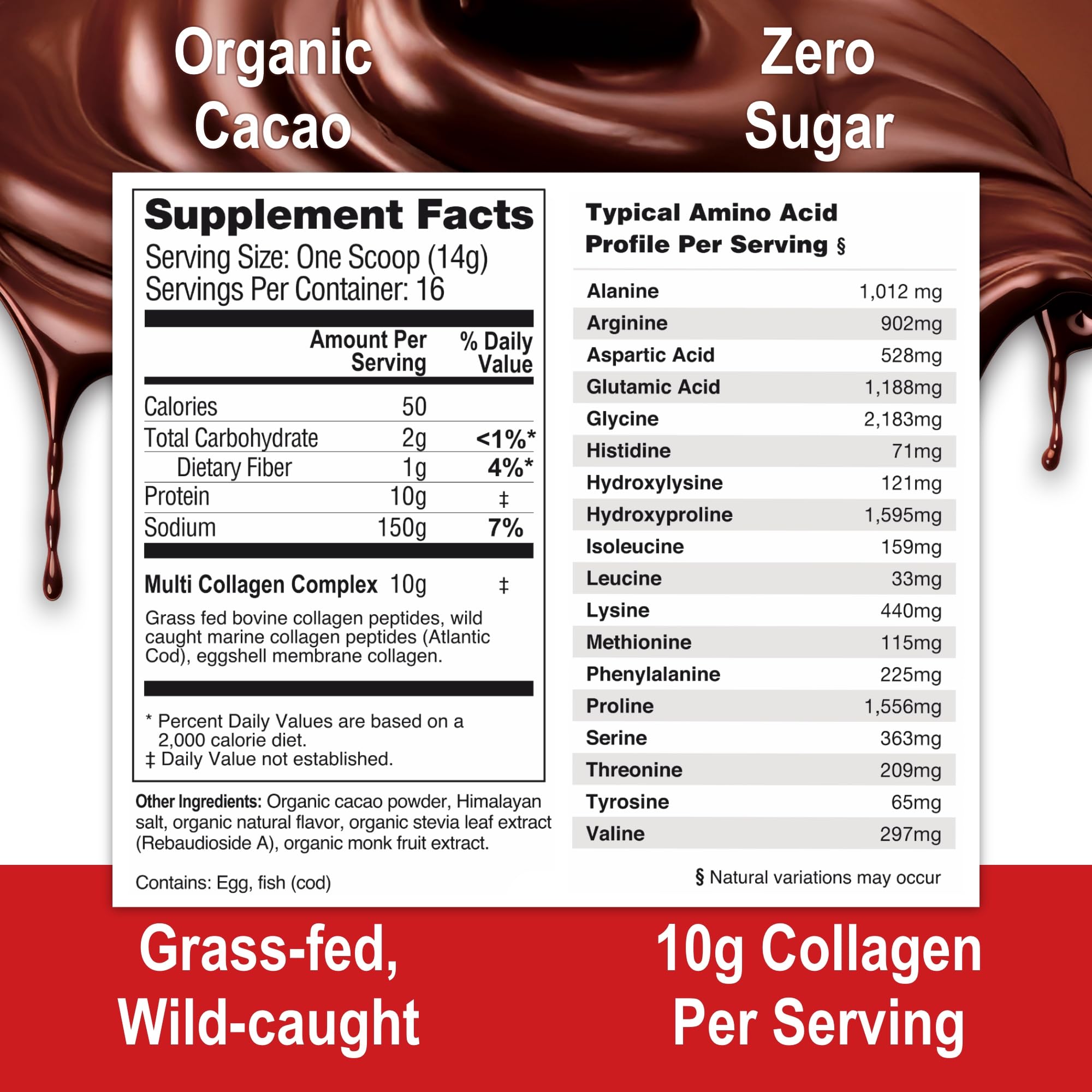 Mama Natural label close-up highlighting gluten-free and USA-made.