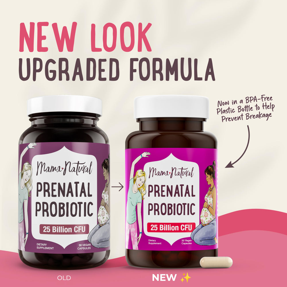 Mama Natural Prenatal Probiotics vegan and non-GMO certification icon
