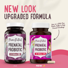 Mama Natural Prenatal Probiotics vegan and non-GMO certification icon