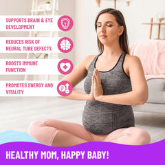 Mama's Select Prenatal US facility badge signals strict quality and safety.