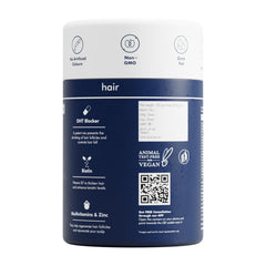Closeup view of Man Matters Biotin Hair Gummy texture