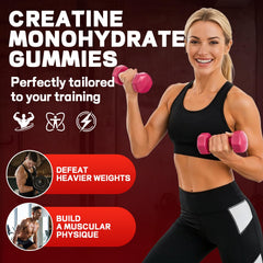 Manewu Creatine Monohydrate Gummies vegan non-GMO label emphasizes clean formulation