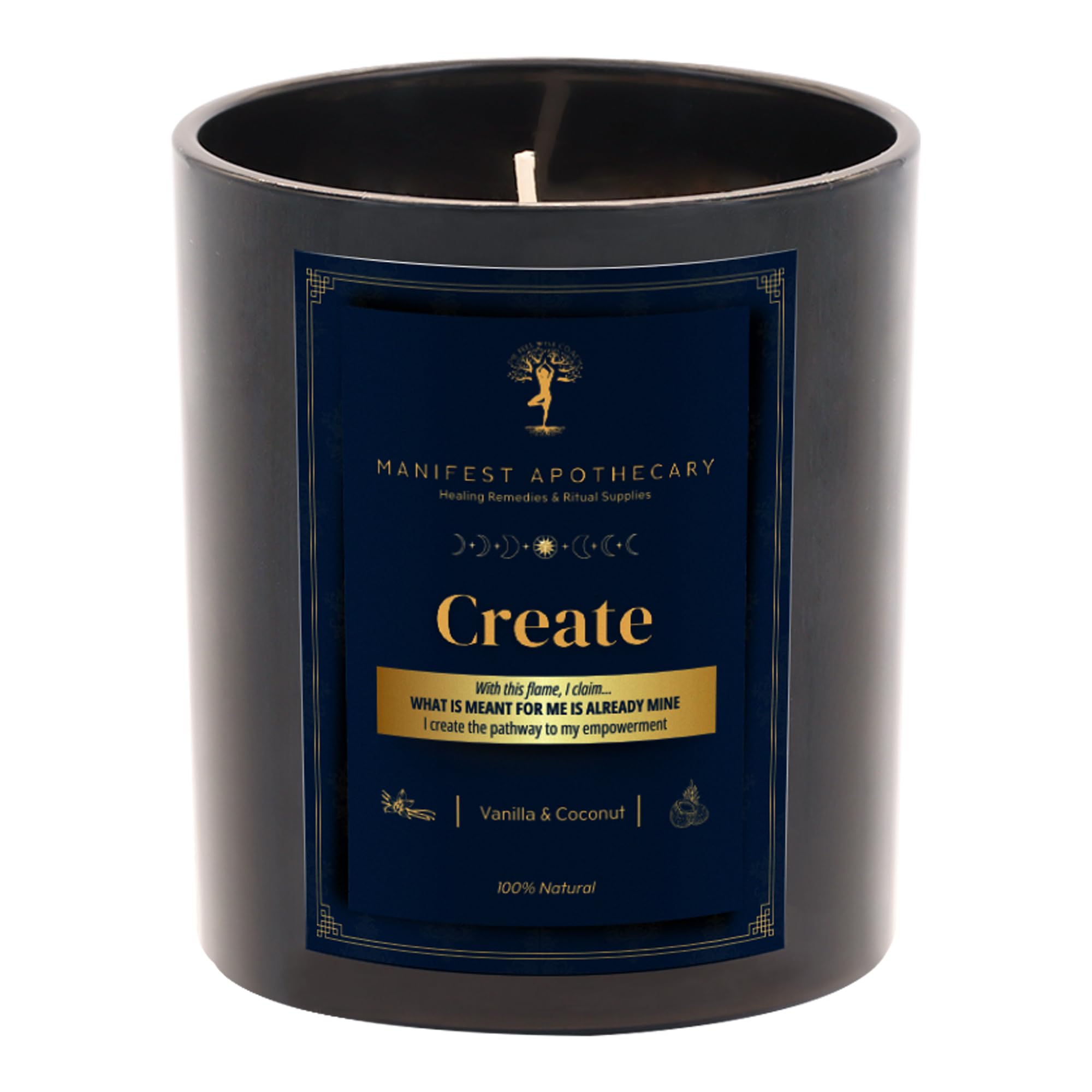 Manifest Apothecary Create hand poured soy candle for mindful rituals
