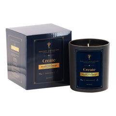 Manifest Apothecary Create rose quartz crystals embedded in candle