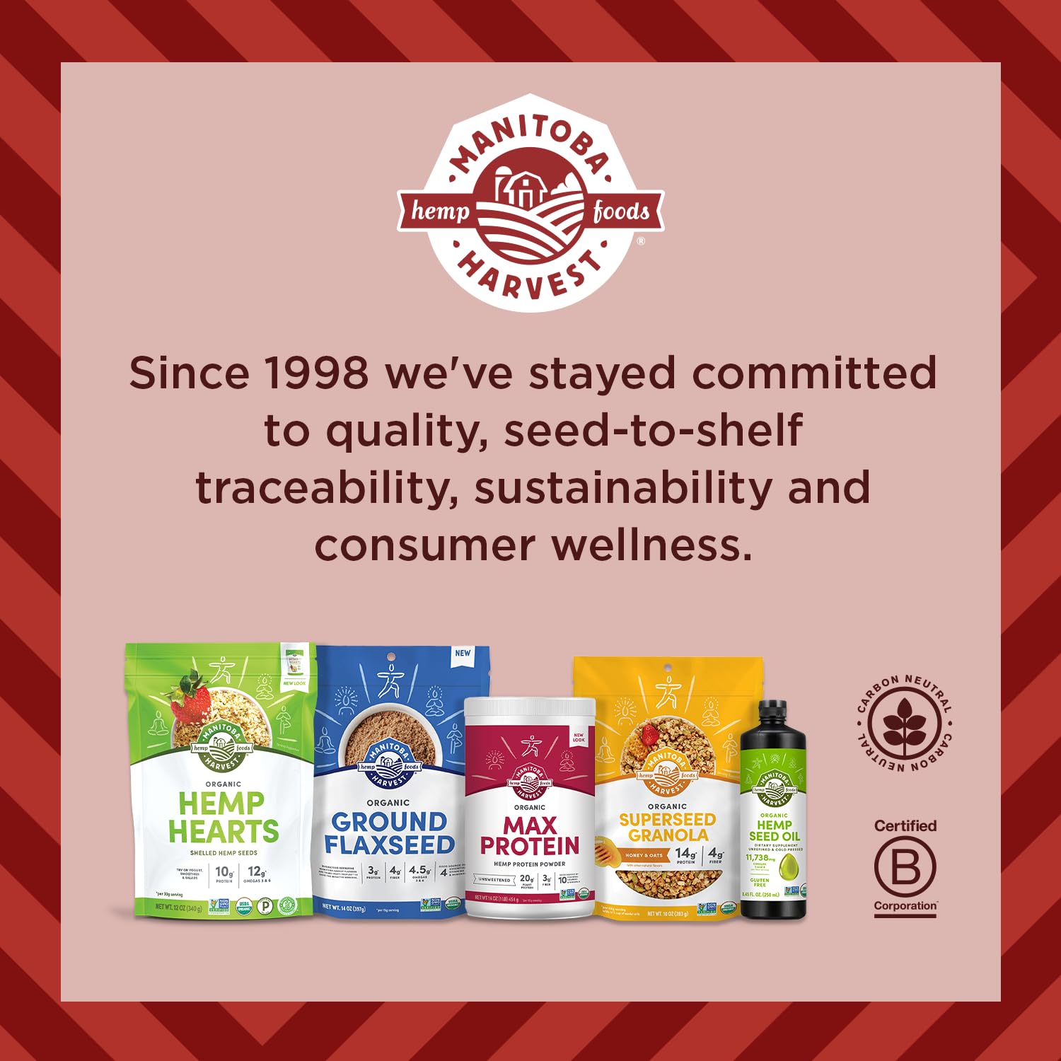 Packaging may vary for Manitoba Harvest Hemp Yeah product.
