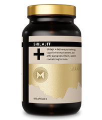 Manna Vitality Shilajit capsules bottle for daily energy and focus support