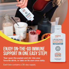 Manna 30-pack immune sachets ideal for family use