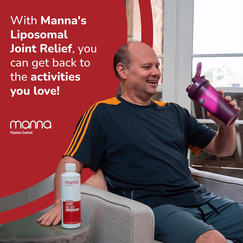 Manna Vitamins Evolved quercetin MSM blend image illustrates antioxidant support for everyday activities.