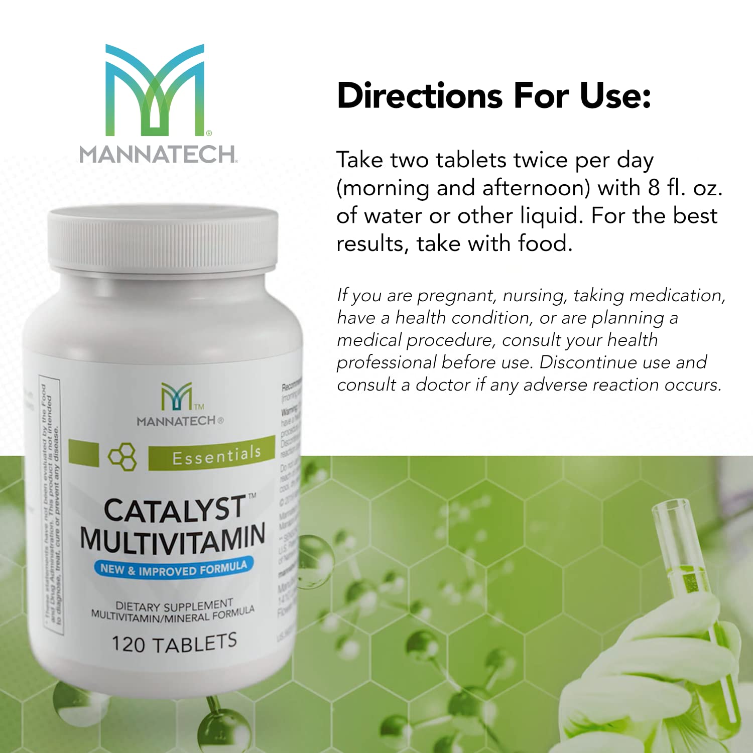 Mannatech Catalyst ashwagandha-capsule closeup hints mood and energy support.