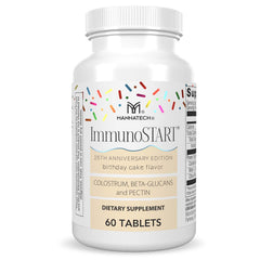 Mannatech ImmunoSTART birthday cake tablets for convenient daily wellness routine
