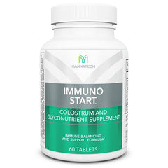 Mannatech ImmunoSTART bottle front for natural immune support.