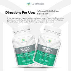 Mannatech ImmunoSTART 60-tablet bottle packaging.