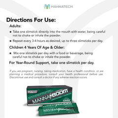 Mannatech MannaBOOM on-the-go usage image suggests easy daily immune support anywhere.