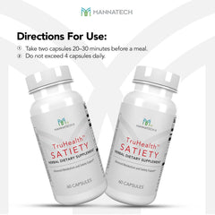 Mannatech TruHealth Satiety nutrition absorption support through gut-friendly formulation.