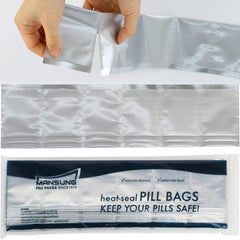 Mansung M 600 heat-seal pill bags with airtight seal keep contents fresher