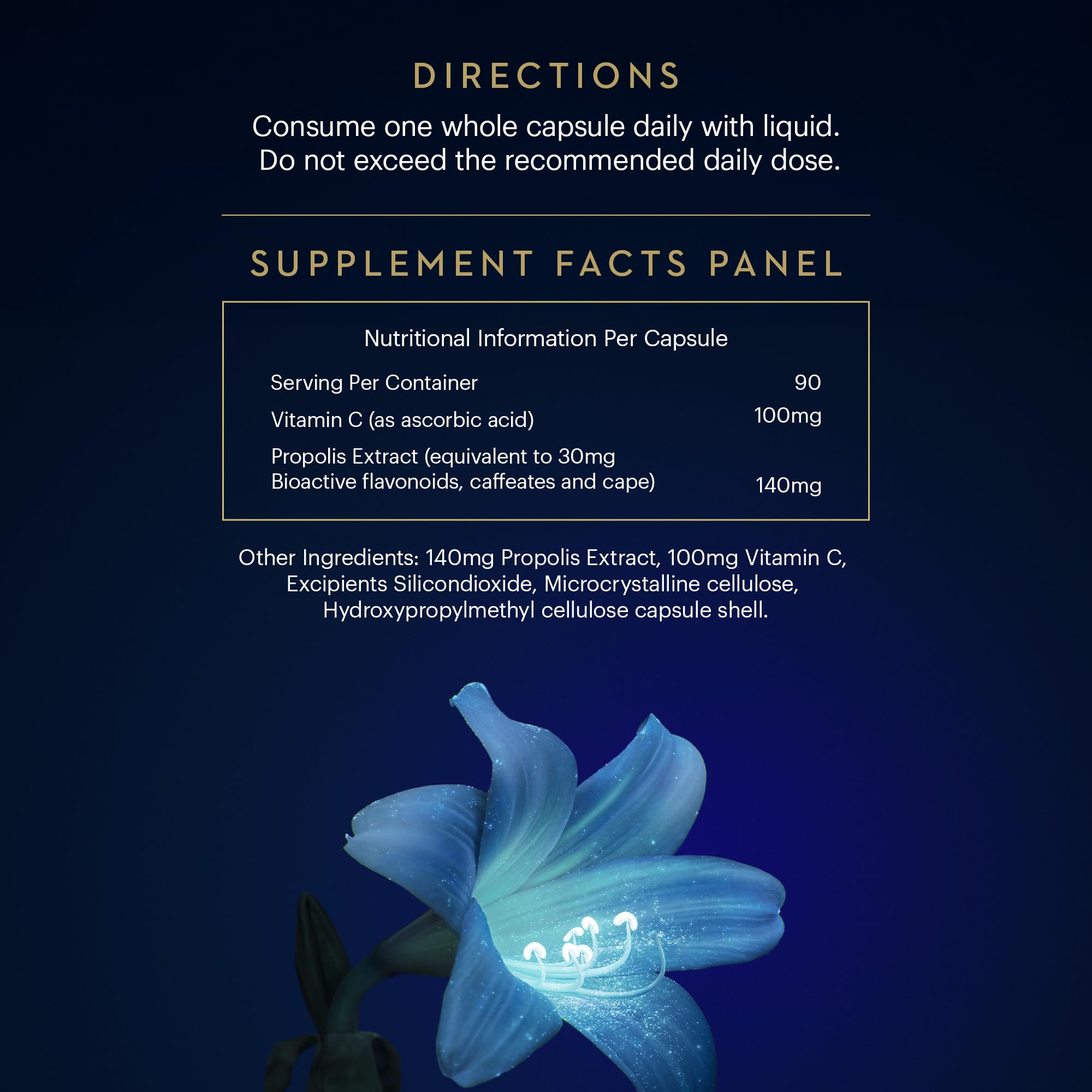 Manuka Health capsules with smooth, earthy scent.