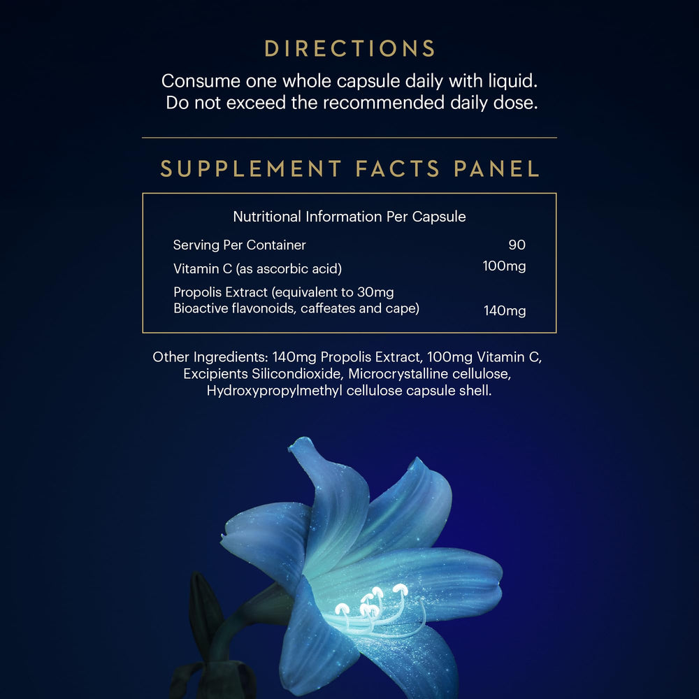 Manuka Health capsules with smooth, earthy scent.