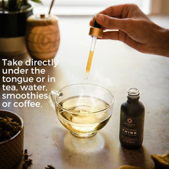 Manuka Mana Lions Mane Think Honey honey drizzle signals immune-friendly notes.