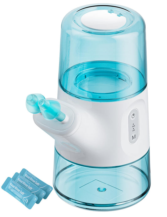 MAOEVER nasal irrigation system with dual tank for clean water separation during rinses