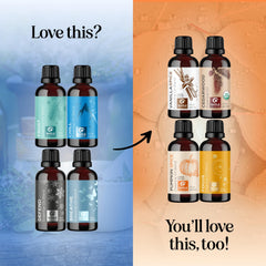 Maple Holistics 30mL bottle closeup, highlighting pure essential oil clarity