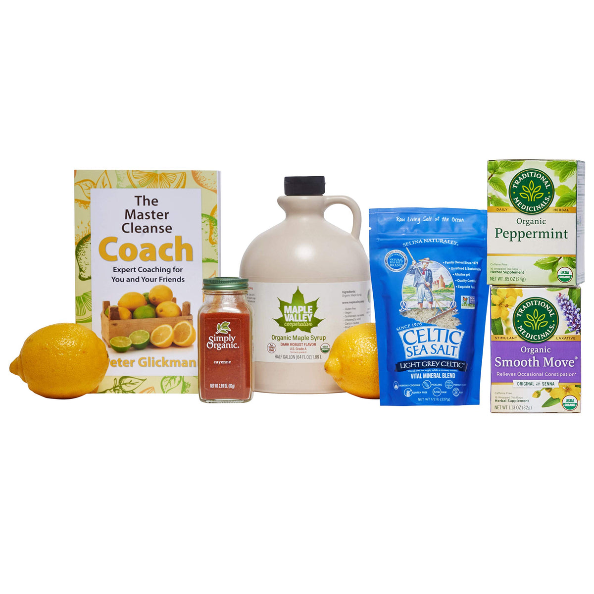 Maple Valley Master Cleanse Kit front view for convenient, all-in-one detox preparation.