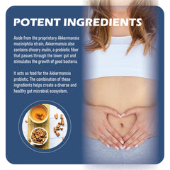 MAPUG Akkermansia probiotic on shelf view for daily gut health routine.