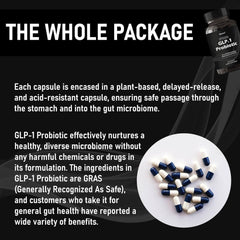 MAPUG GLP-1 Probiotic ingredients list emphasizing multi-strain formula.