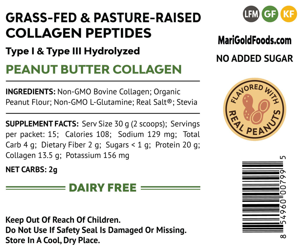 MariGold collagen powder swirling into coffee for flavor and daily wellness