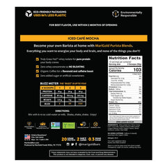 MariGold High Protein Coffee packaging side view communicates allergen-free format