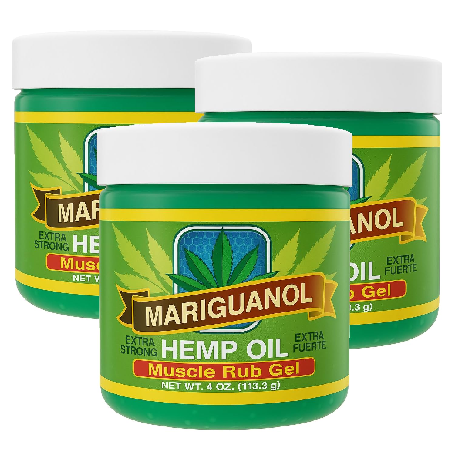 MARIGUANOL muscle rub gel with hemp oil – cooling, fast-absorbing post-workout relief