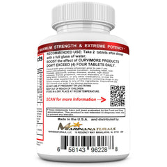 MARINANATURALS CURVIMORE BOOSTER pills close-up highlighting compact daily dose.