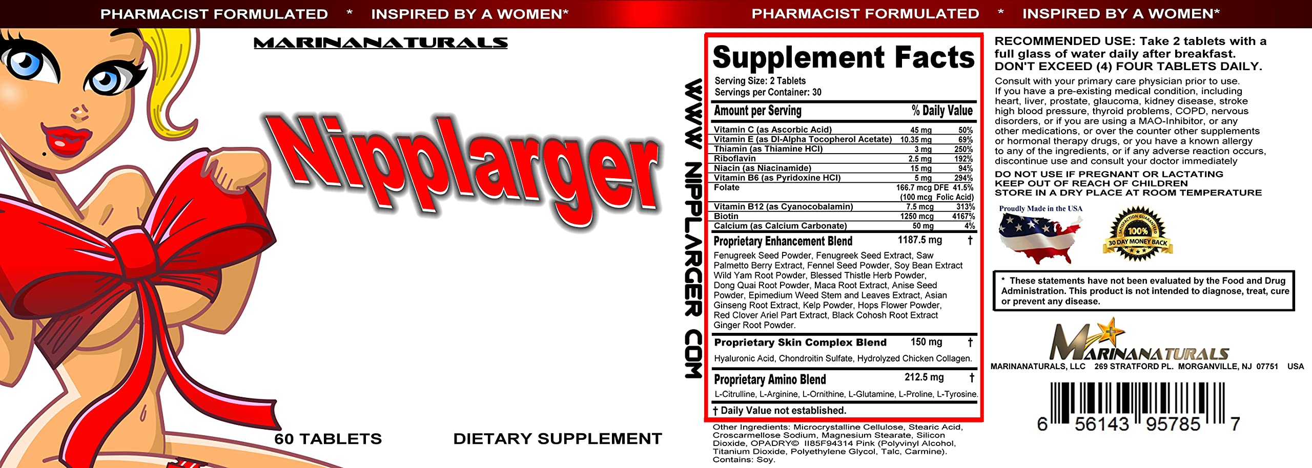 MARINANATURALS Nipplarger skin tone close-up—visual reminder of potential tightening and smoothness.
