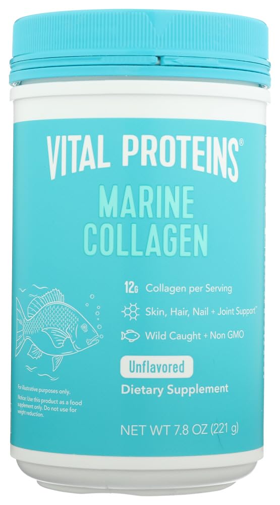 Vital Proteins Marine Collagen Peptides 2-Pack bottle front supports daily routine