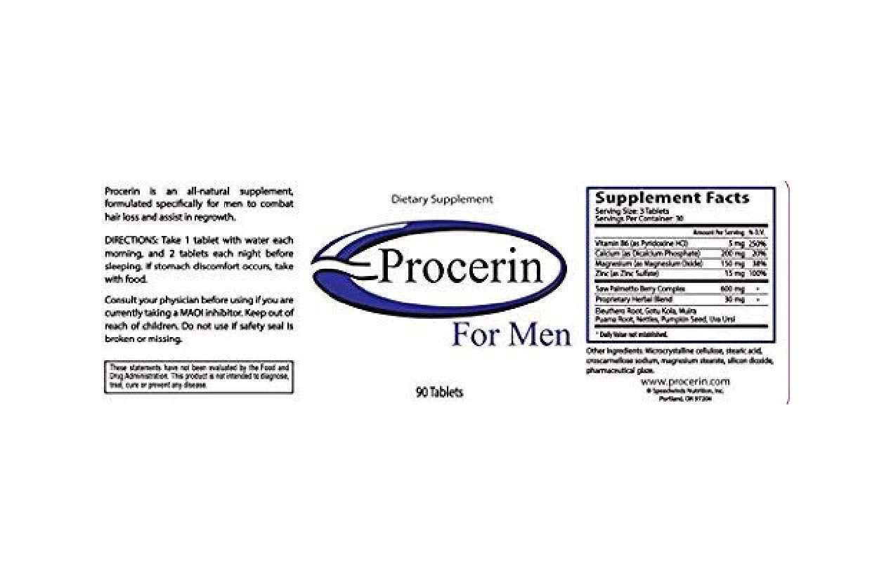 Marine Essentials Procerin topical solution for direct scalp application.