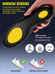 MARRDO carbon fiber insole anti-slip mesh surface improves grip on sweaty surfaces